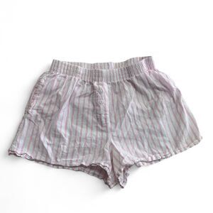 Coquette Pink Striped Bloomer Shorts